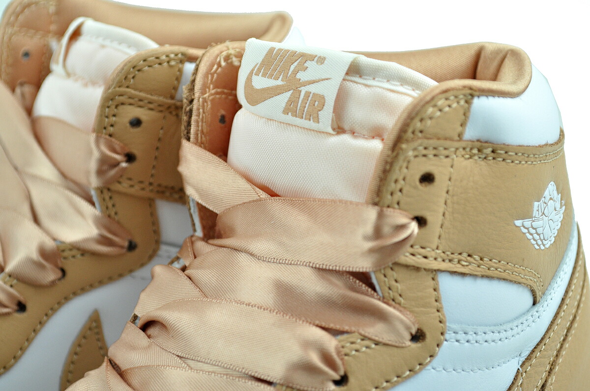 楽天市場】NIKE WMNS AIR JORDAN 1 RETRO HI OG praline/white-sail