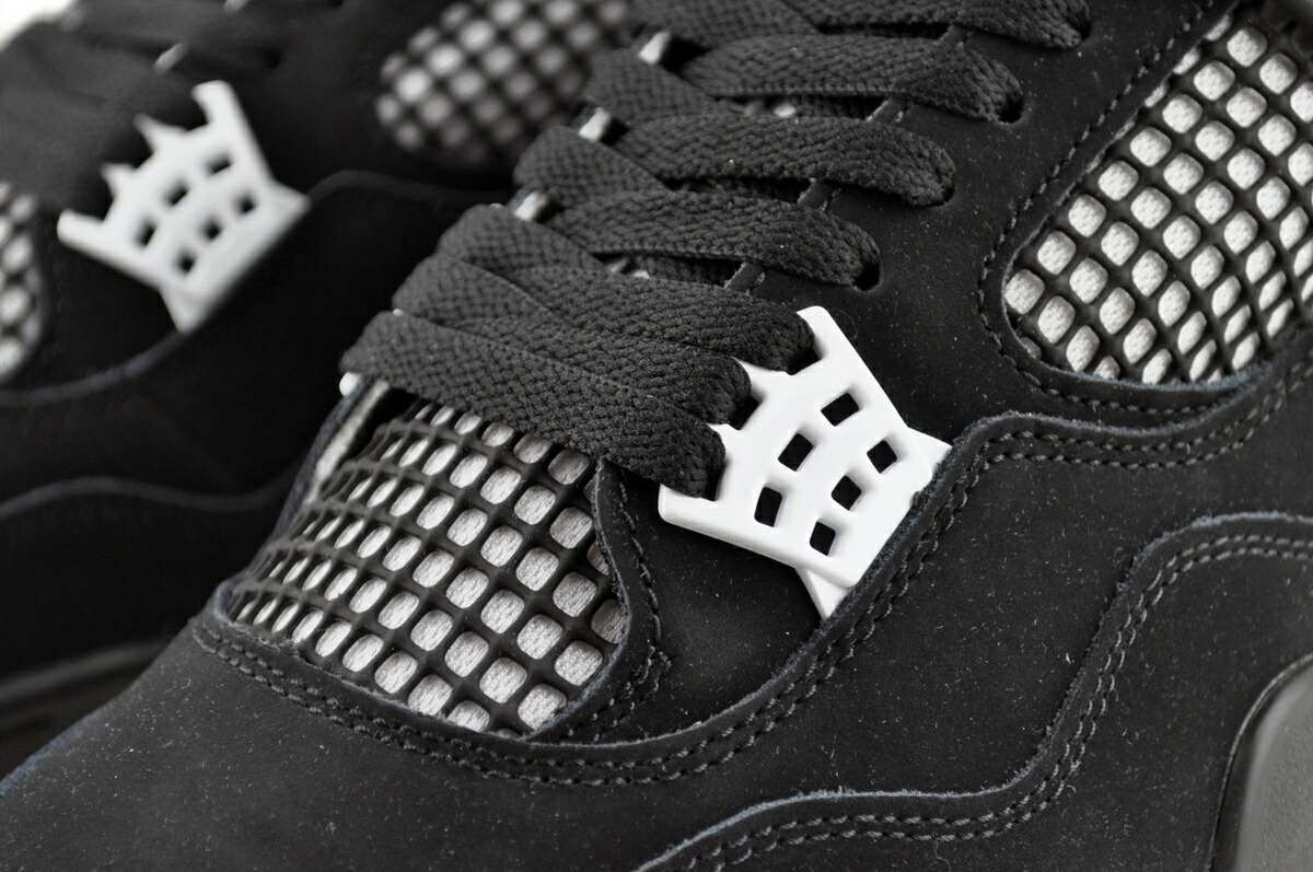 楽天市場】NIKE AIR JORDAN 4 RETRO WHITE THUNDER black/white-black