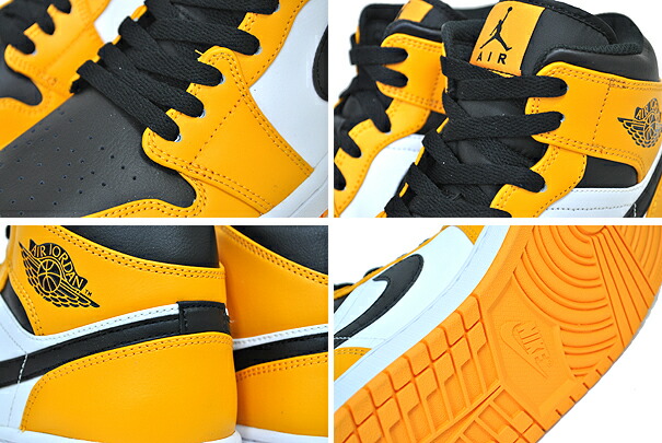 楽天市場】NIKE AIR JORDAN 1 MID taxi/black-white 554724-701 ナイキ