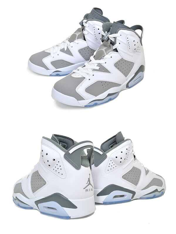 楽天市場】NIKE AIR JORDAN 6 RETRO white/medium grey-cool grey