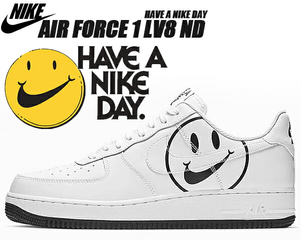 楽天市場】NIKE AIR FORCE 1 LV8 ND Have A Nike Day white/white