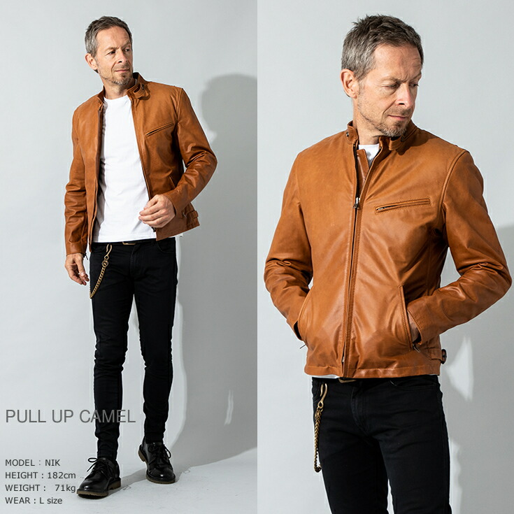 楽天市場】【50%OFFクーポン】Liugoo Leathers 本革 シングル