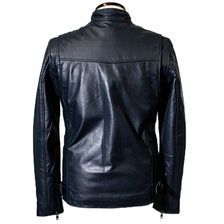 楽天市場】Liugoo Leathers 本革 シングルライダースジャケット メンズ