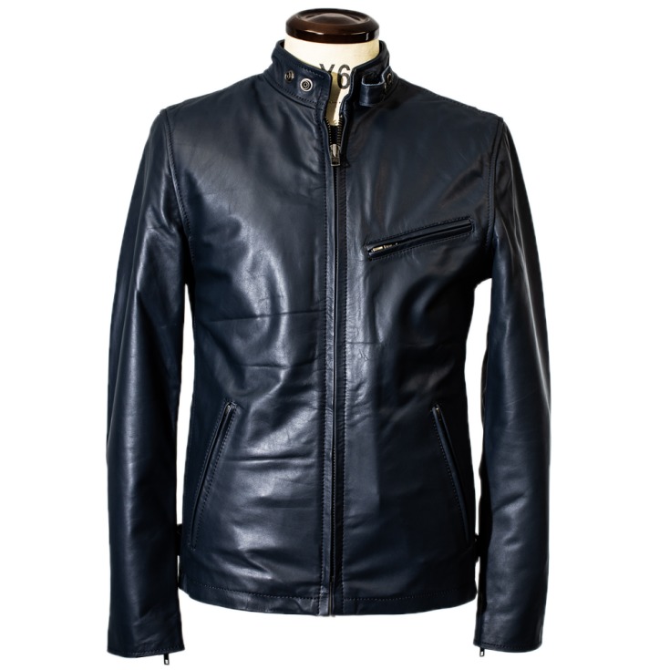 楽天市場】Liugoo Leathers 本革 シングルライダースジャケット メンズ