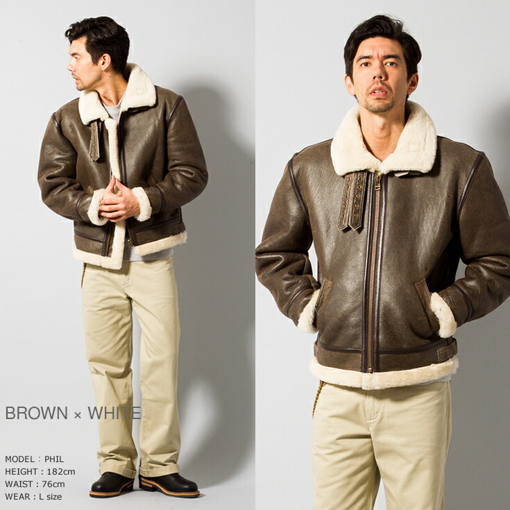 楽天市場】【30%OFFクーポン】Liugoo Leathers 本革 B-3フライト