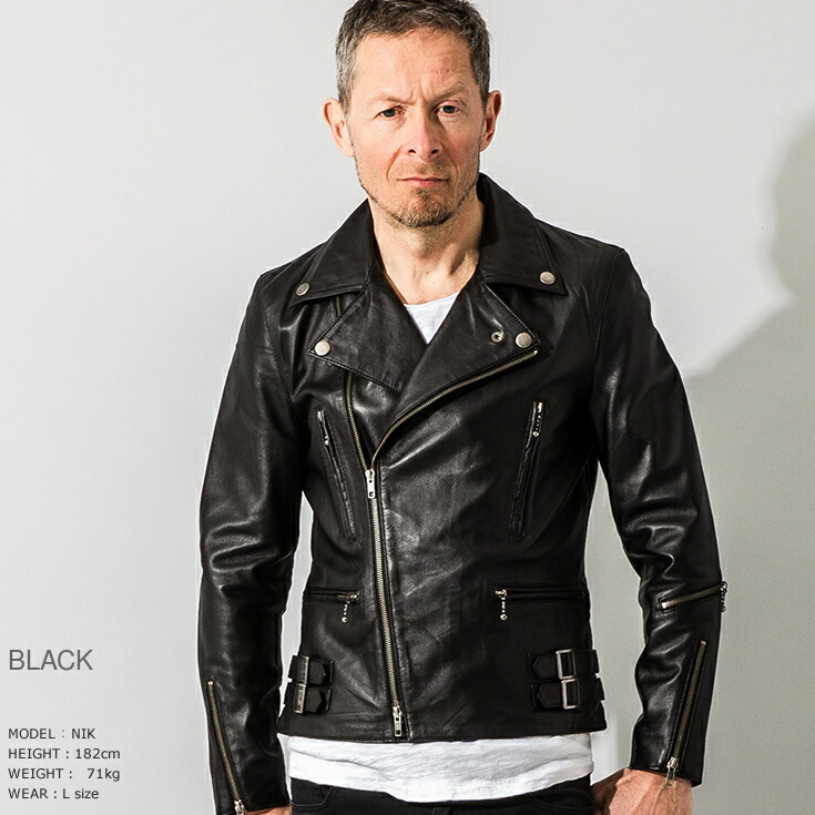 楽天市場】【20周年記念20%OFFクーポン】本革 UKダブルライダース