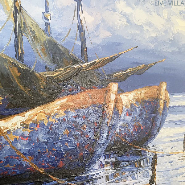 楽天市場】絵画 アート 船 シップ ヨット ふね 壁掛け インテリア【同
