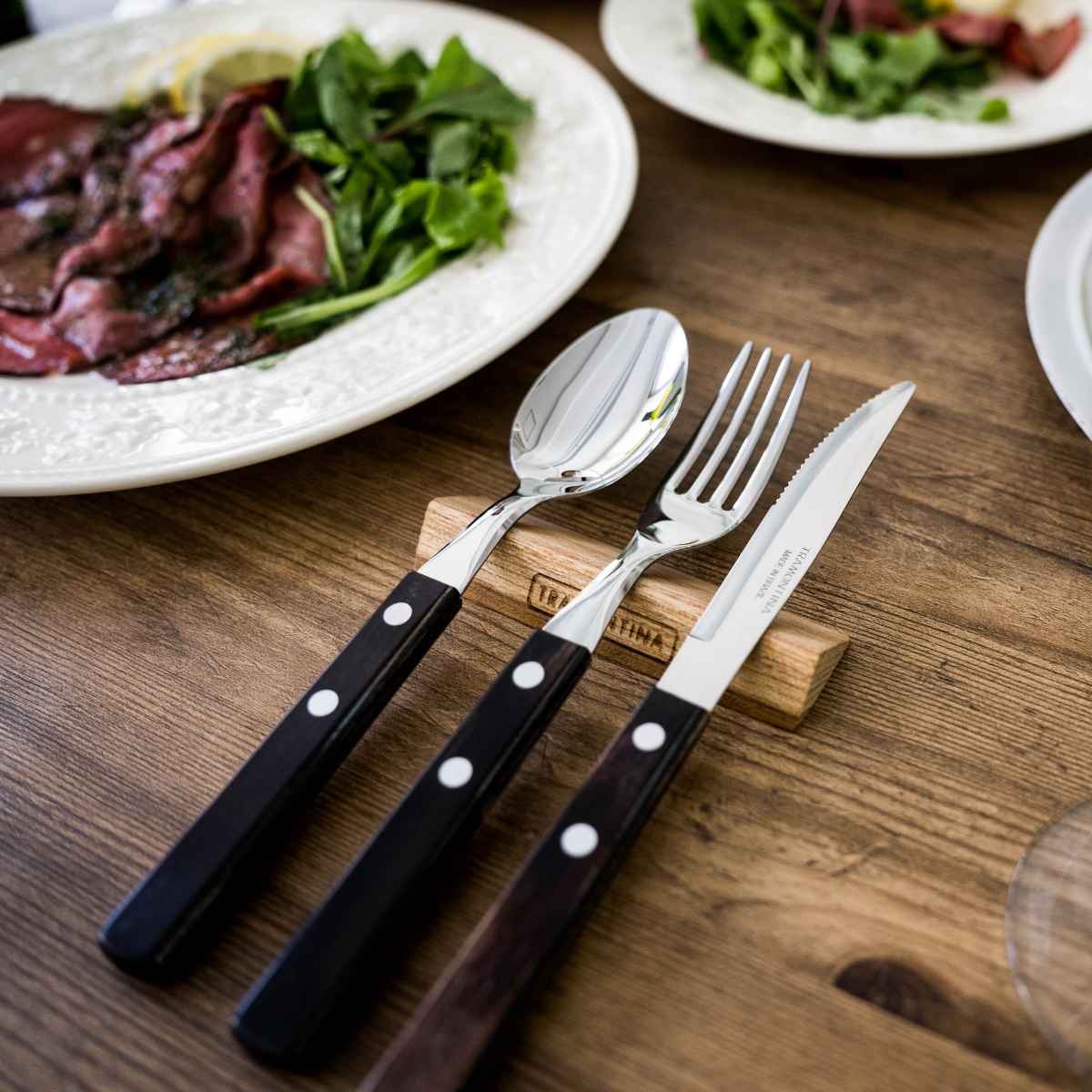 楽天市場】ステーキナイフ 21cm ポリウッド ステンレス トラモン