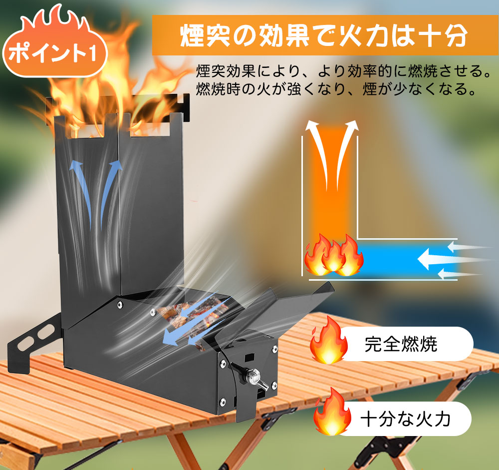 楽天市場】＼10%OFFクーポン／ロケットストーブ 薪ストーブ キャンプ