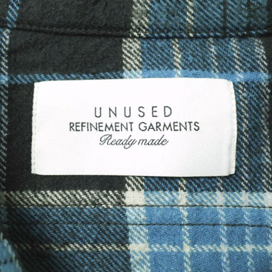 楽天市場】UNUSED アンユーズド 22AW 日本製 Damaged check shirt