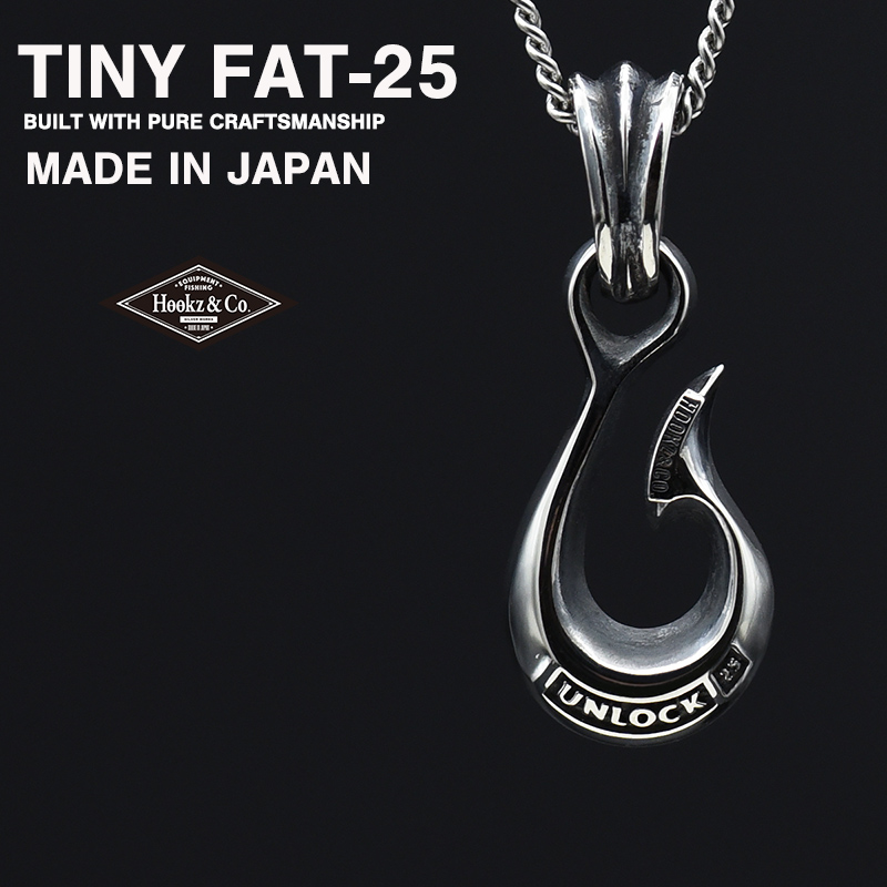 楽天市場】日本製 HOOKZ TINY FATフック 釣り針ネックレス シルバー