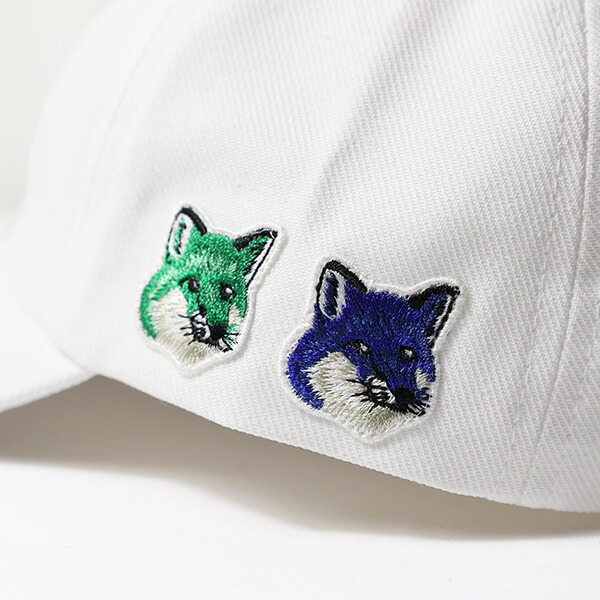 楽天市場】MAISON KITSUNE メゾンキツネ SEASONAL FOX HEAD 6P CAP