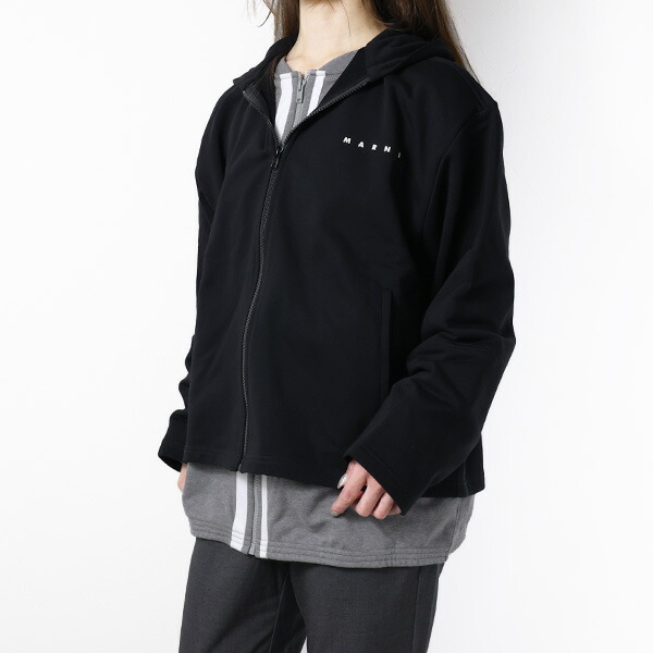 楽天市場】MARNI マルニ Zip Up Hoodie ジップパーカー フーディー