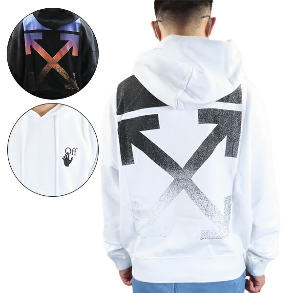 楽天市場】Off White オフホワイト DEGRADE ARROW OVER HOODIE