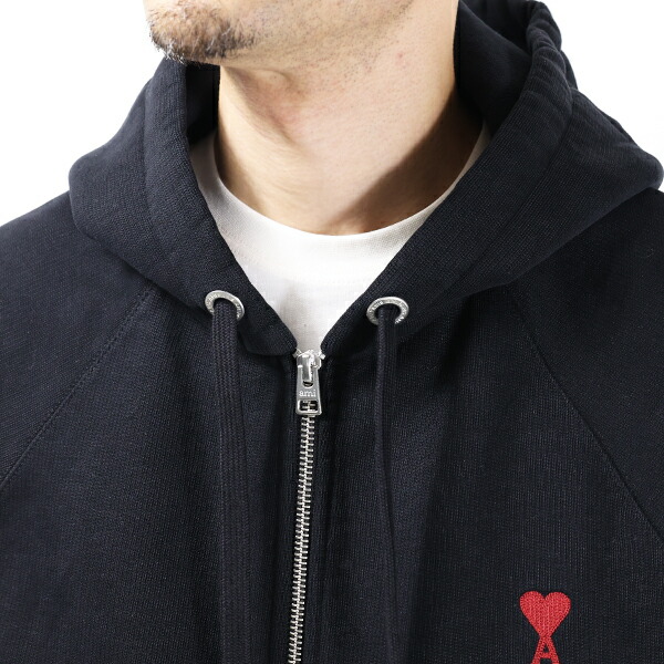 楽天市場】AMI PARIS アミ パリス AMI DE COEUR ZIPPED HOODIE