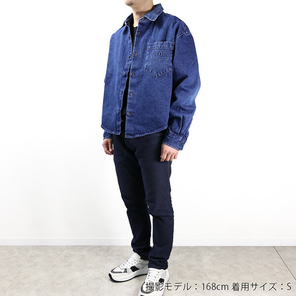 楽天市場】AMI PARIS アミ パリス Ami Denim Shirts デニムシャツ