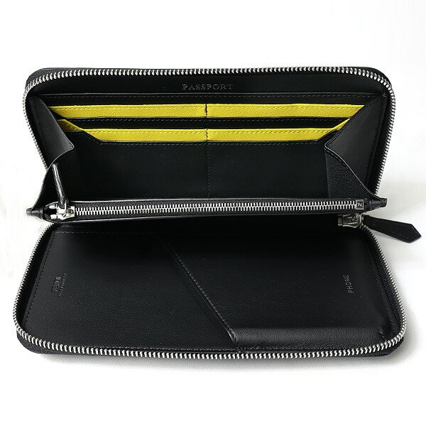 楽天市場】FENDI フェンディ FF Logo Zip Around Wallet 7M0276 A8VC