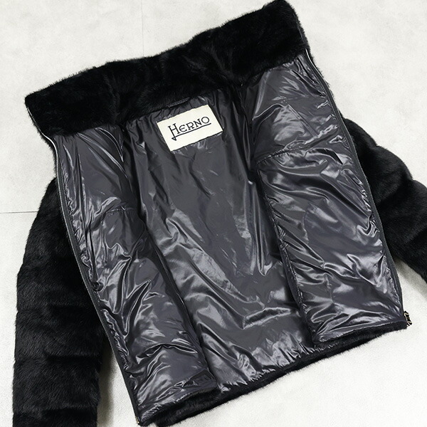 楽天市場】HERNO ヘルノ Eco Fur Down Jacket エコファー ダウン