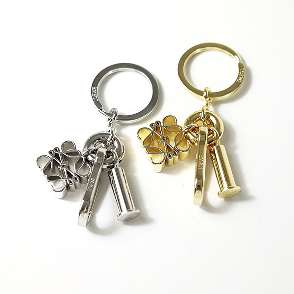 楽天市場】LOEWE ロエベ Anagram Keyring アナグラム キーリング
