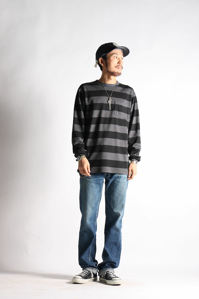 楽天市場】WESTRIDE ウエストライド【POWER DRY BORDER LONG TEE