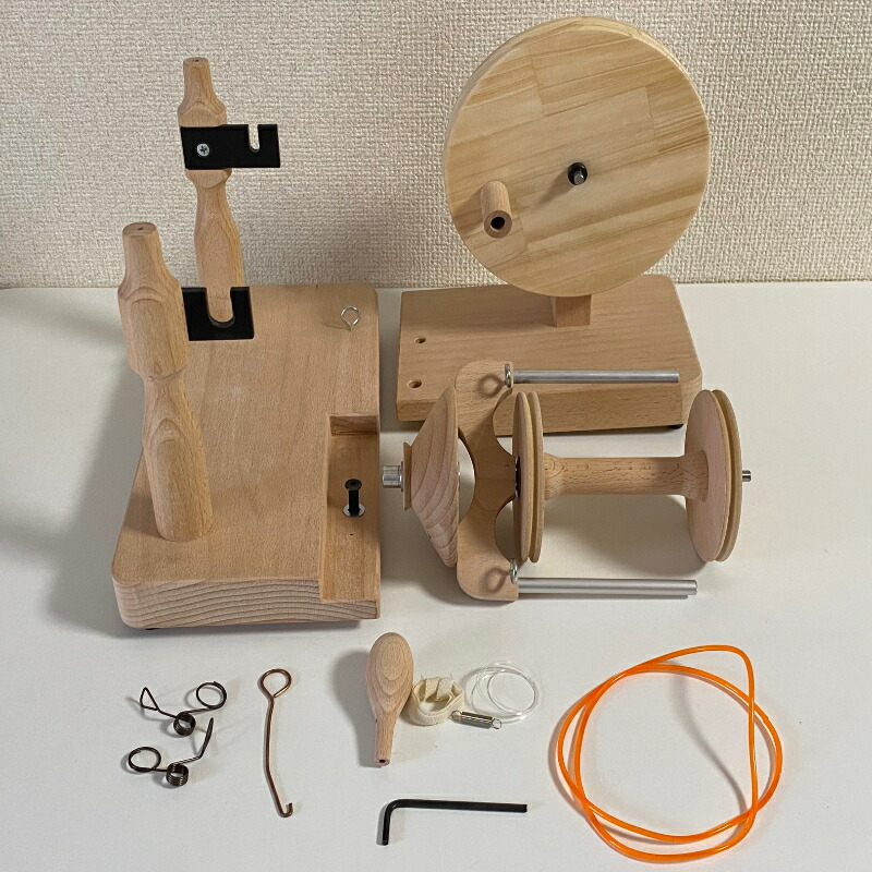 楽天市場】ラ・メール糸撚り機2 白木【撚り 卓上 手織り 織り機 織機