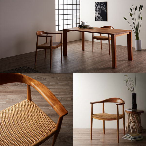 楽天市場】【ポイント10倍】ダイニングチェア 肘付き 1脚 アームチェア