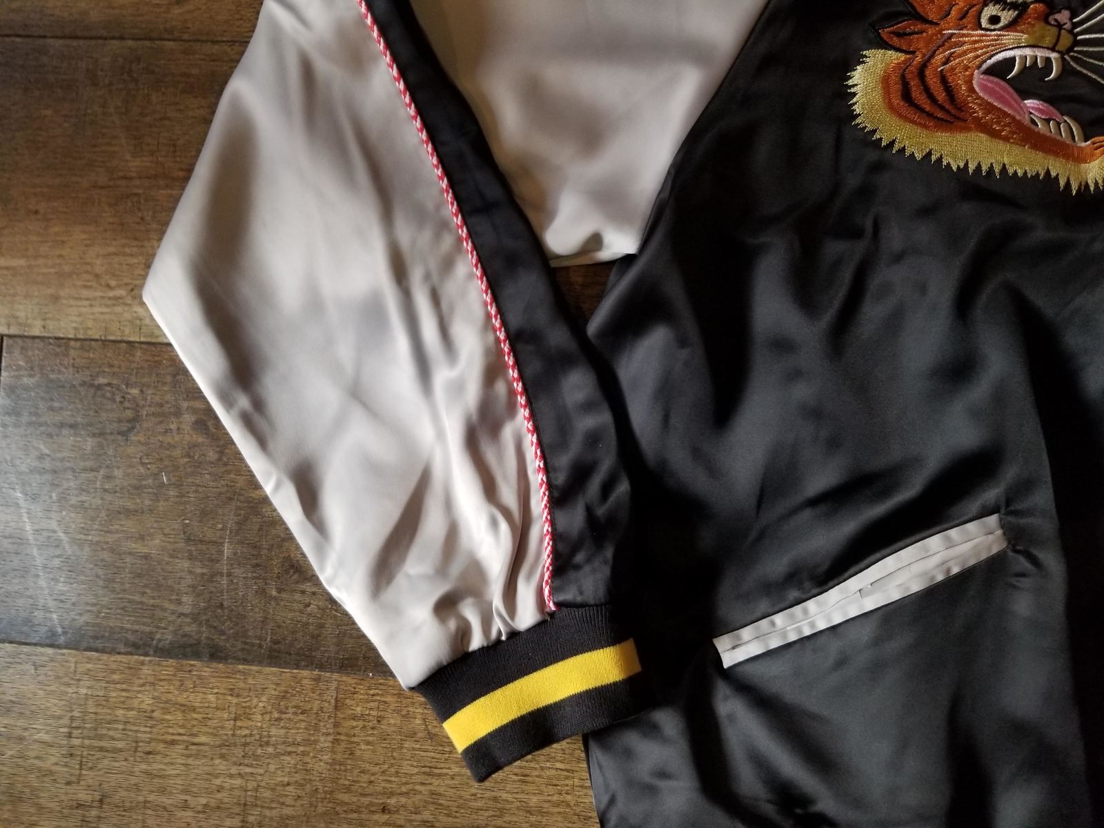 楽天市場】＃417 Satin スカジャン ”虎” : ラピーヌ ロデオアンクル