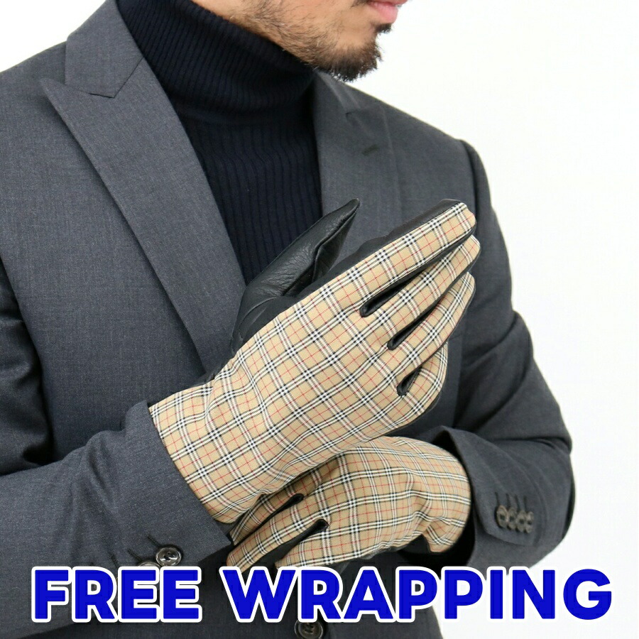 楽天市場】バーバリー ブラックレーベル メンズ 手袋の通販