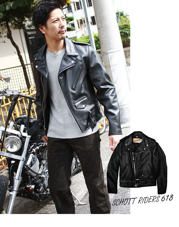 楽天市場】Schott ショット ダブルライダース 618 SCHOTT 本革 2025