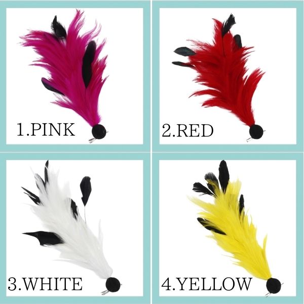 楽天市場】フラダンス タヒチアンダンス ヘアークリップ フェザーヘア