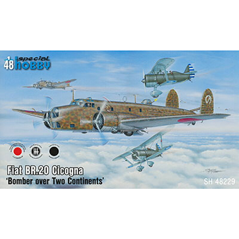 楽天市場】1/48 伊・フィアットBr.20チコーニャ双発爆撃機/イ式重爆撃