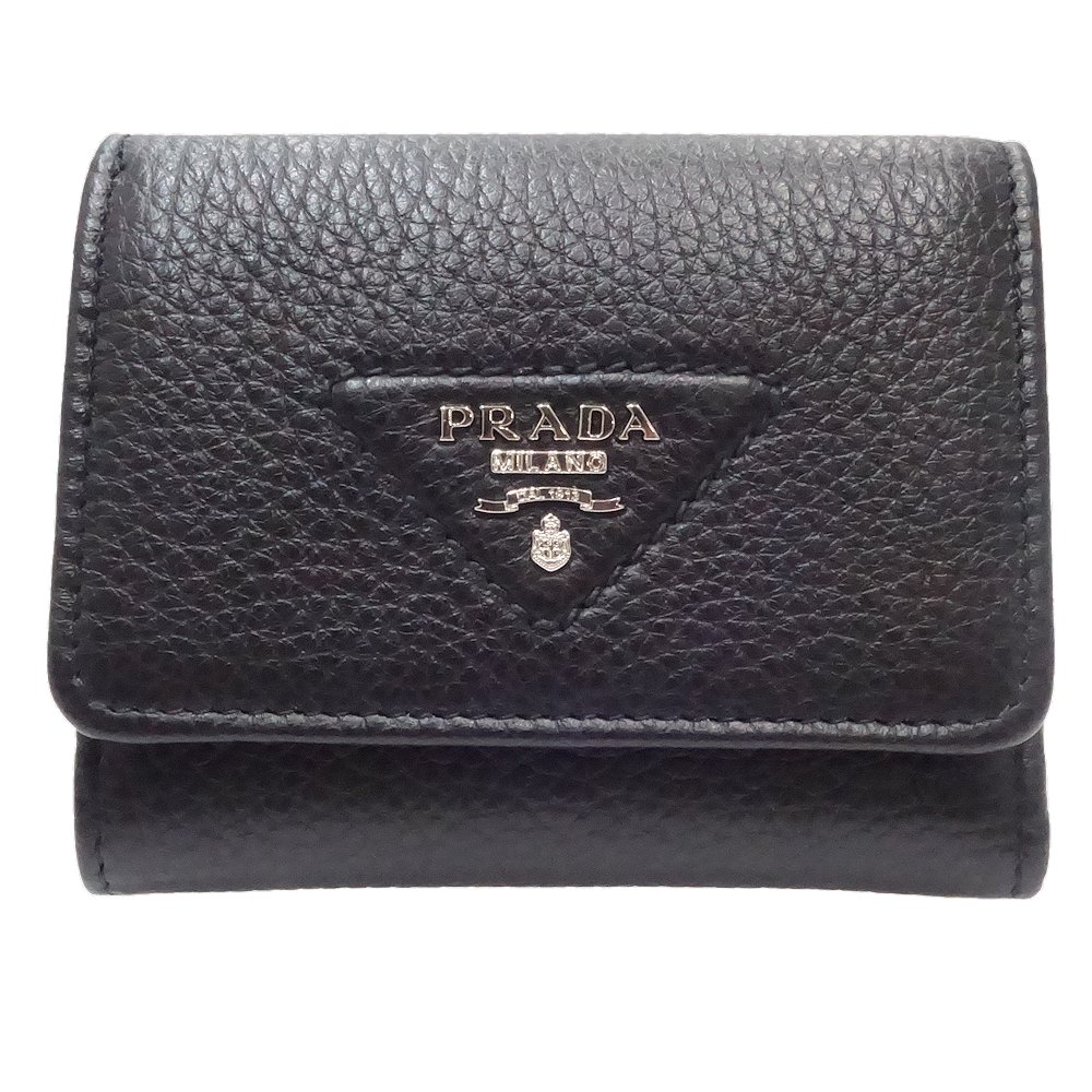 楽天市場】プラダ PRADA ヴィッテロダイノレザーミニウォレット 1MH043