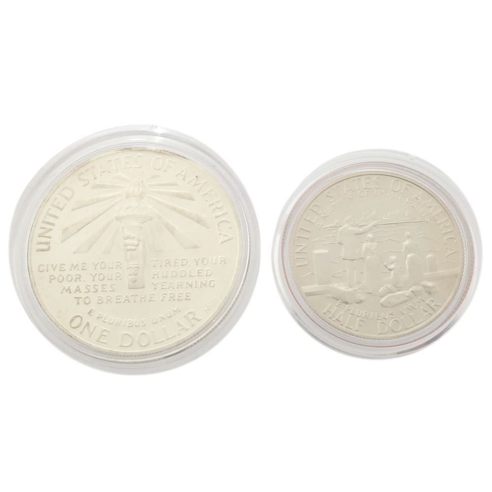 楽天市場】自由の女神像 1986年 記念コインセット シルバー 1ドル