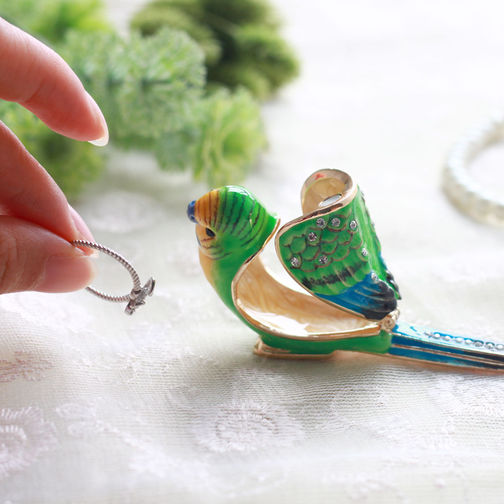 楽天市場】【正規品】 ミニチュアインコ セキセイインコ ジュエリー