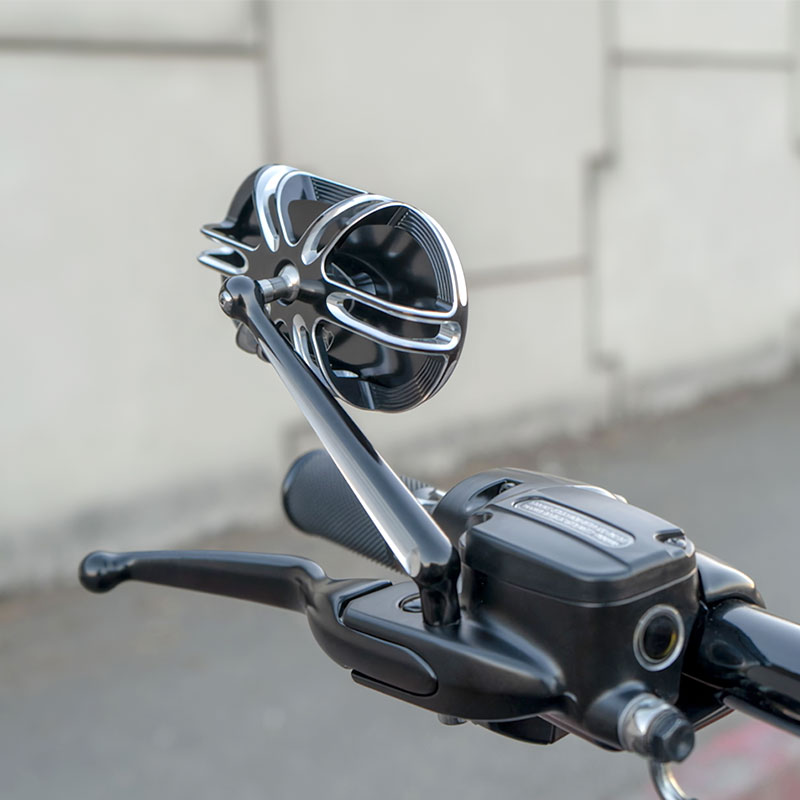 楽天市場】アレンネス□ 10ゲージ 鍛造ミラー ブラック 【右側】 Arlen