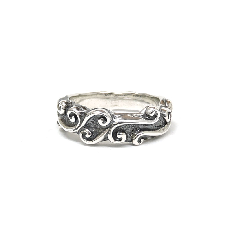 楽天市場】【BWL】Bill Wall Leather ビルウォールレザー99 WAVE RING