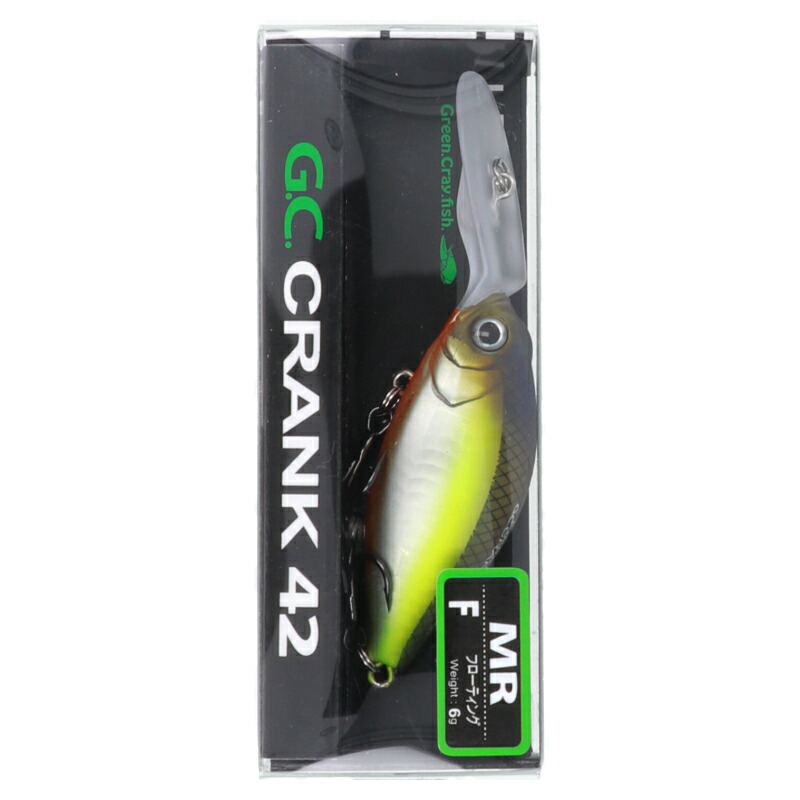 楽天市場】issei ルアー G.C.クランク 42MR #01 村上シャッド【ゆう