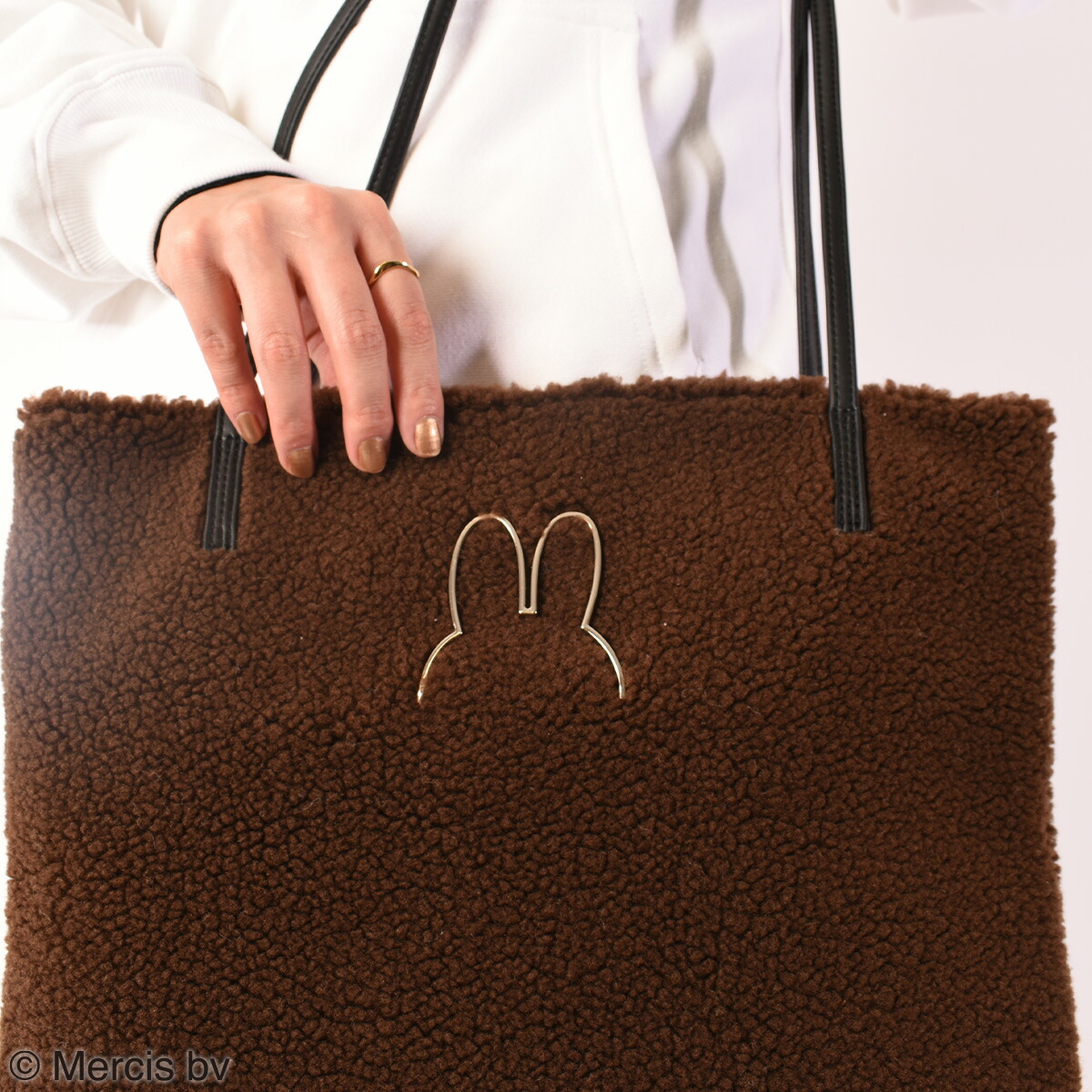 楽天市場】【Miffy(ミッフィー)】ボアトートバッグ(POPPINS) : L.W.C