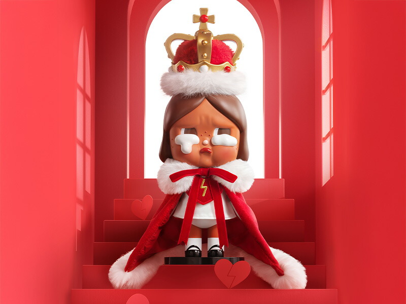 楽天市場】MEGA CRYBABY 400% The Queen of Broken Heart : POP MART