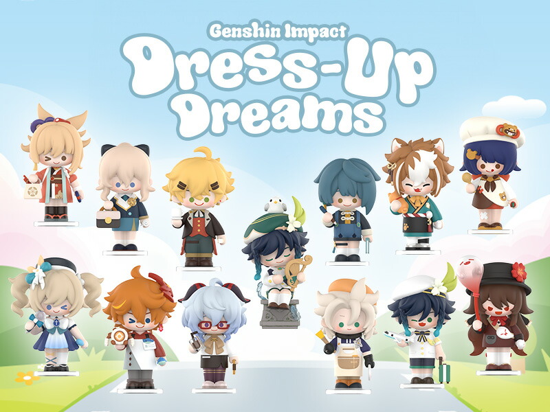 楽天市場】POP MART 公式ストア 原神 ドレスアップ ドリーム ちび