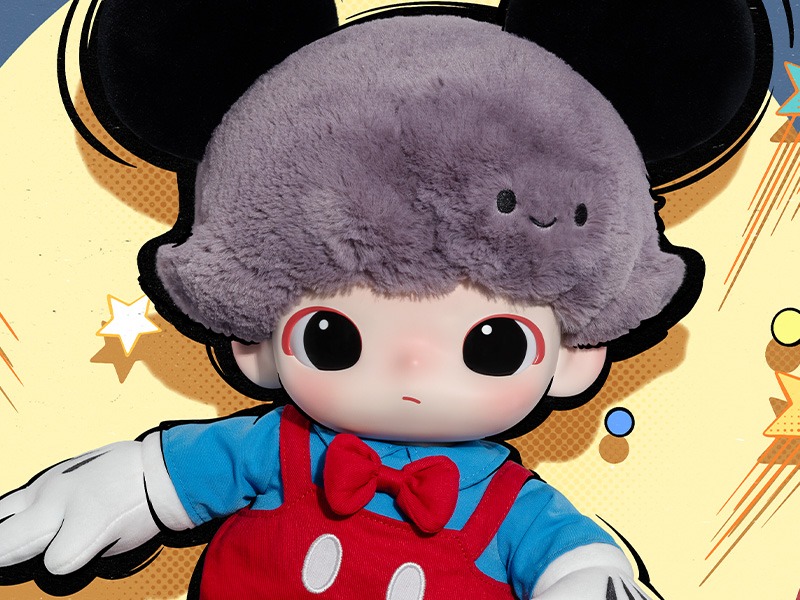 楽天市場】DIMOO WORLD × DISNEY Mickey ぬいぐるみバッグ : POP MART