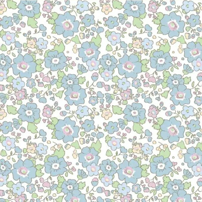 楽天市場】ポーセラーツ 転写紙 【白磁用】Floral Pattern Blue