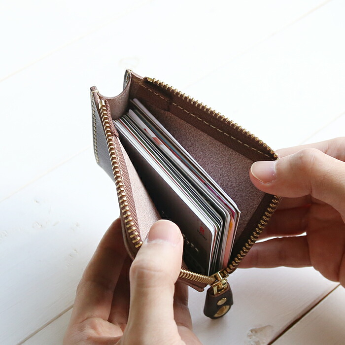 楽天市場】カードケース スリム 本革 革 栃木レザー ファスナー メンズ