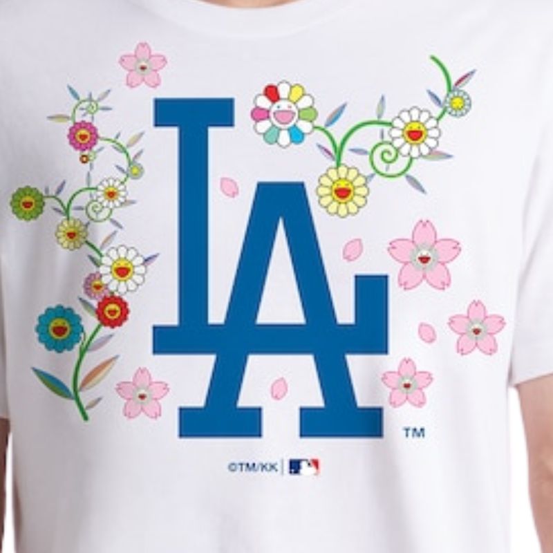 楽天市場】【ポイント2倍ワンダフルデー】村上隆 ×ドジャース Tシャツ