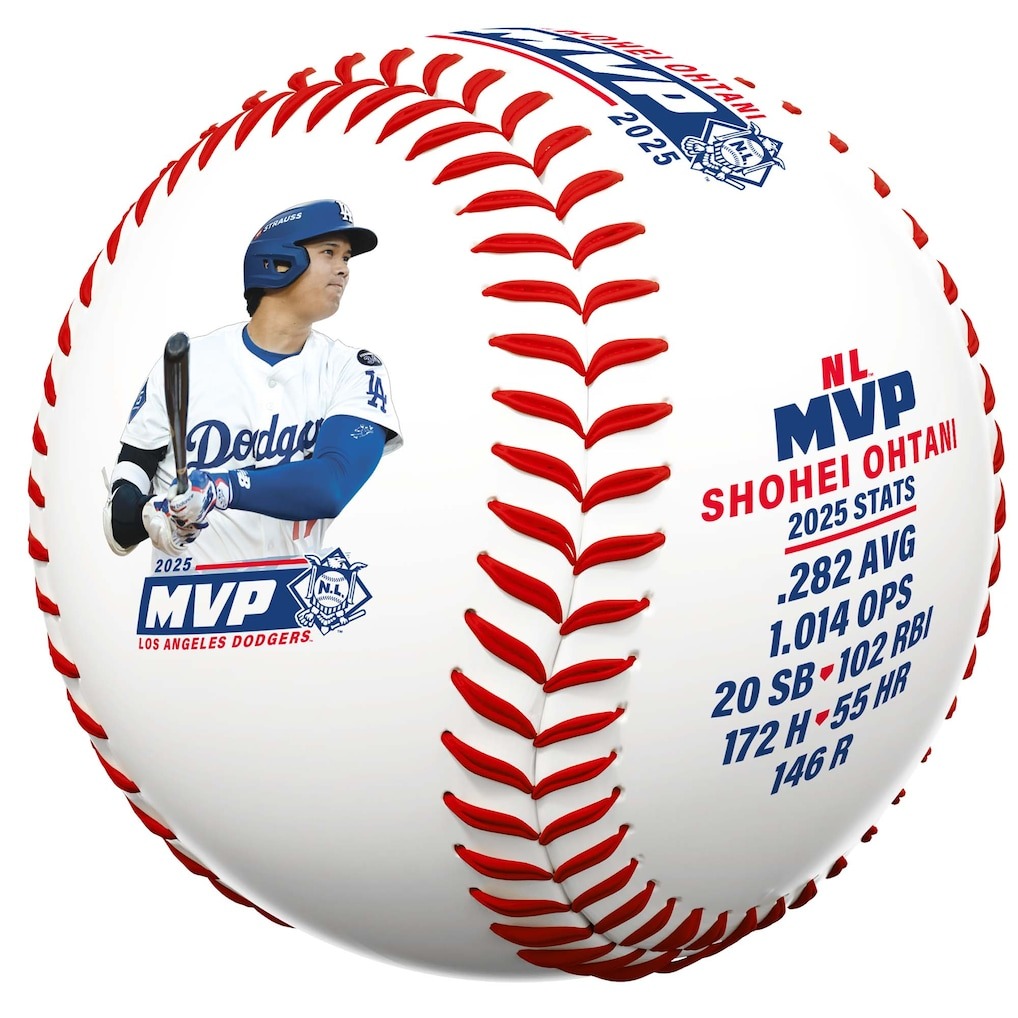 楽天市場】2025 大谷翔平 MVP 記念ボール ロサンゼルス・ドジャース