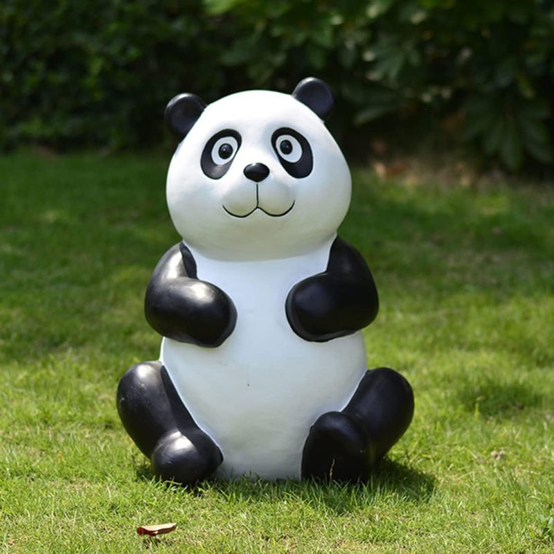 楽天市場】本物そっくり パンダのオブジェ ガーデニング置物 タイプ