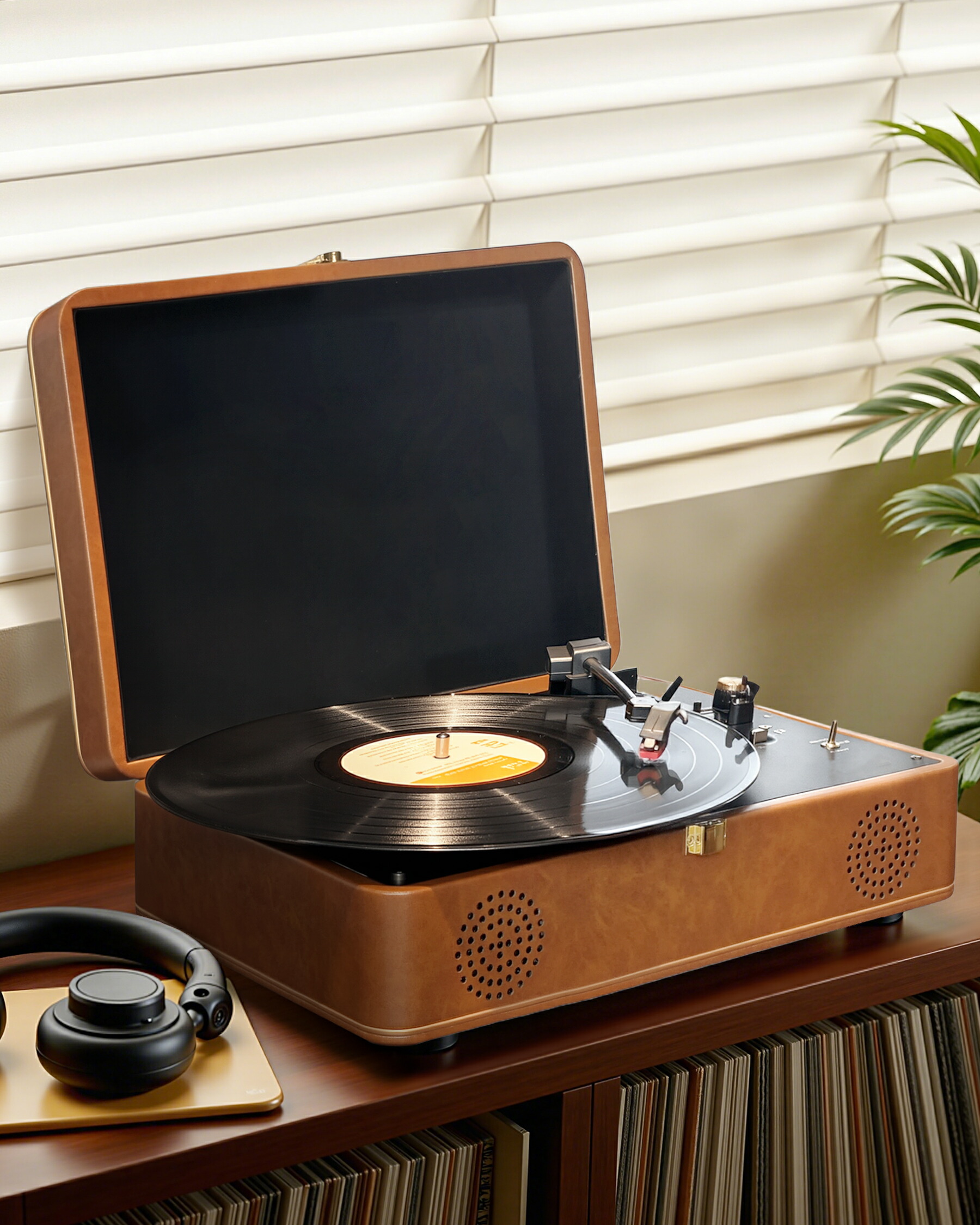 楽天市場】Hoshikou denpa スーツケース型 レトロ レコードプレーヤー