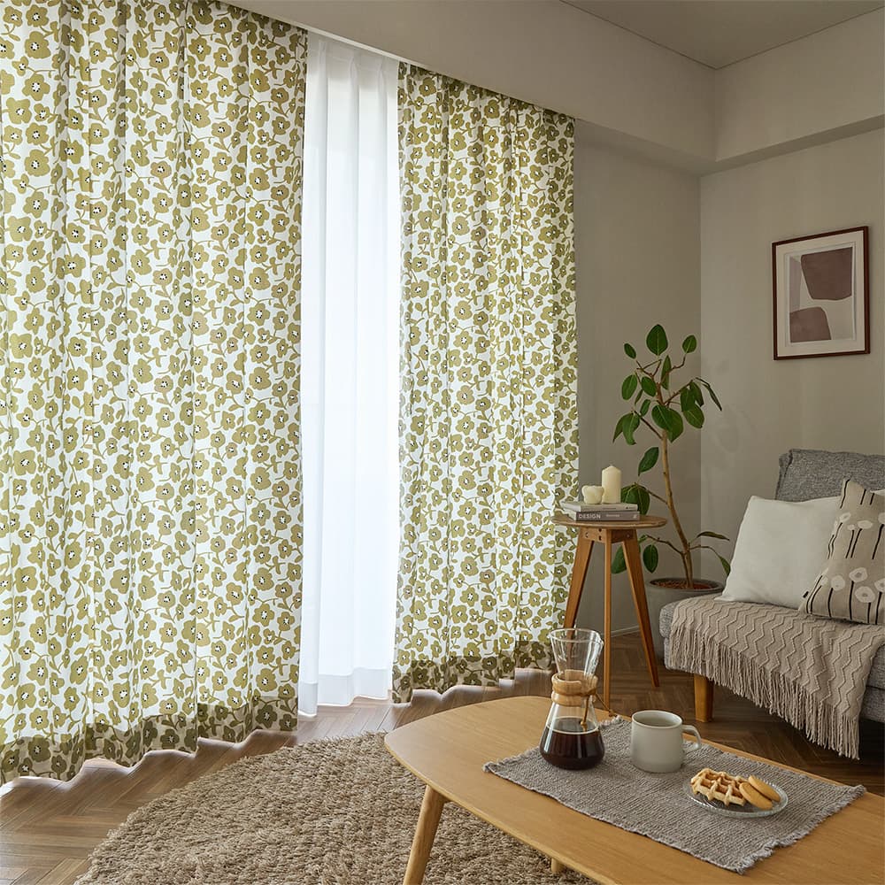 楽天市場】【アウトレット】レトロ カーテン レトロインテリア 非遮光