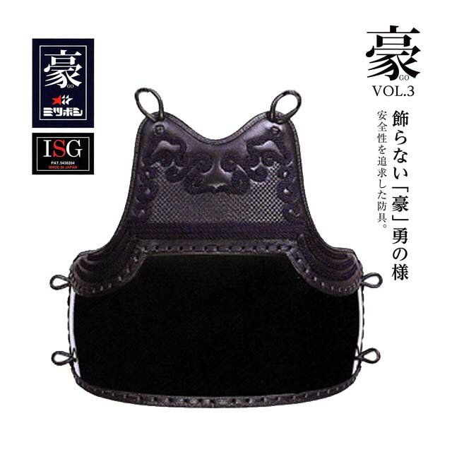 楽天市場】剣道 ミツボシ 豪 6mm織刺 胴 単品 M-05502 SSサイズ〜X