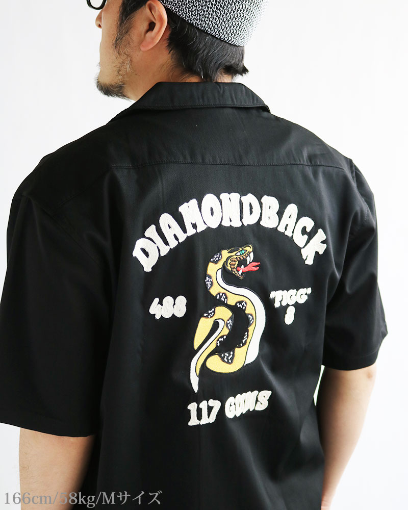 楽天市場】ALCARZA アルカルザ ボウリングシャツ バック刺繍